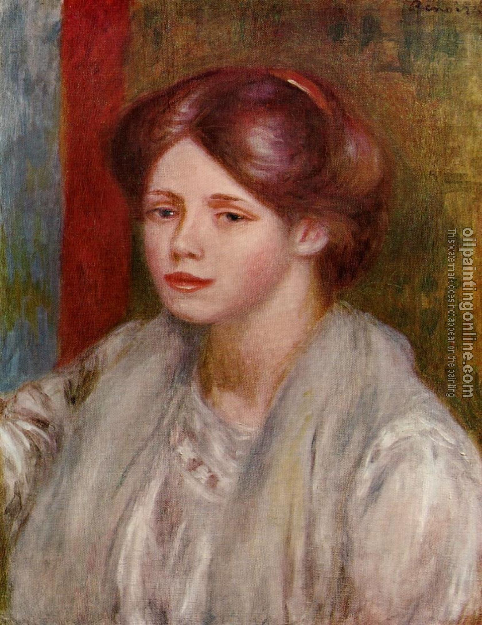 Renoir, Pierre Auguste - Portrait of a Young Woman